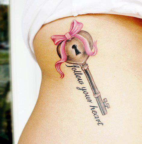 Tattoo Spruch Follow your heart